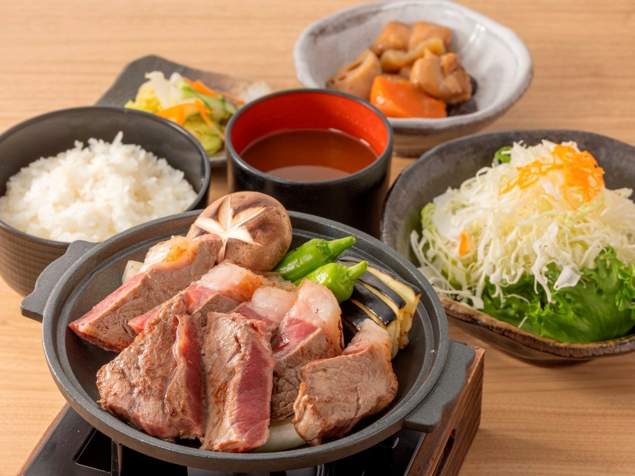 陶板ステーキ御膳